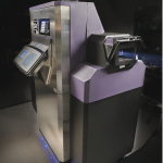 Photograph of Kodak's new laser-based cinematic projector